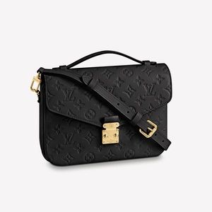 Louis Vuitton Black Pochette Métis Monogram